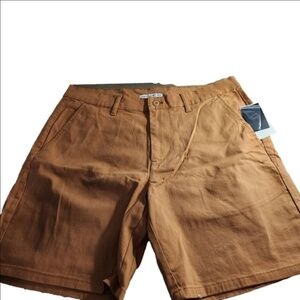 And Now This Chino Men's Mid-Rise Khaki Shorts Biscuit Size 32